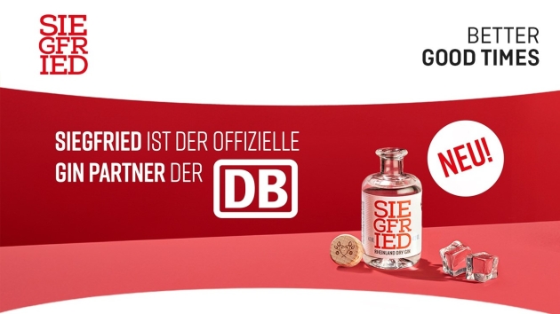 Siegfried Gin erobert die Bordrestaurants der Bahn -